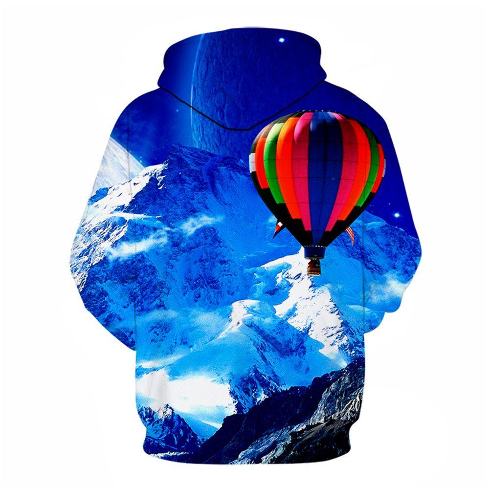 3D Graphic Printed Hoodies Balloon