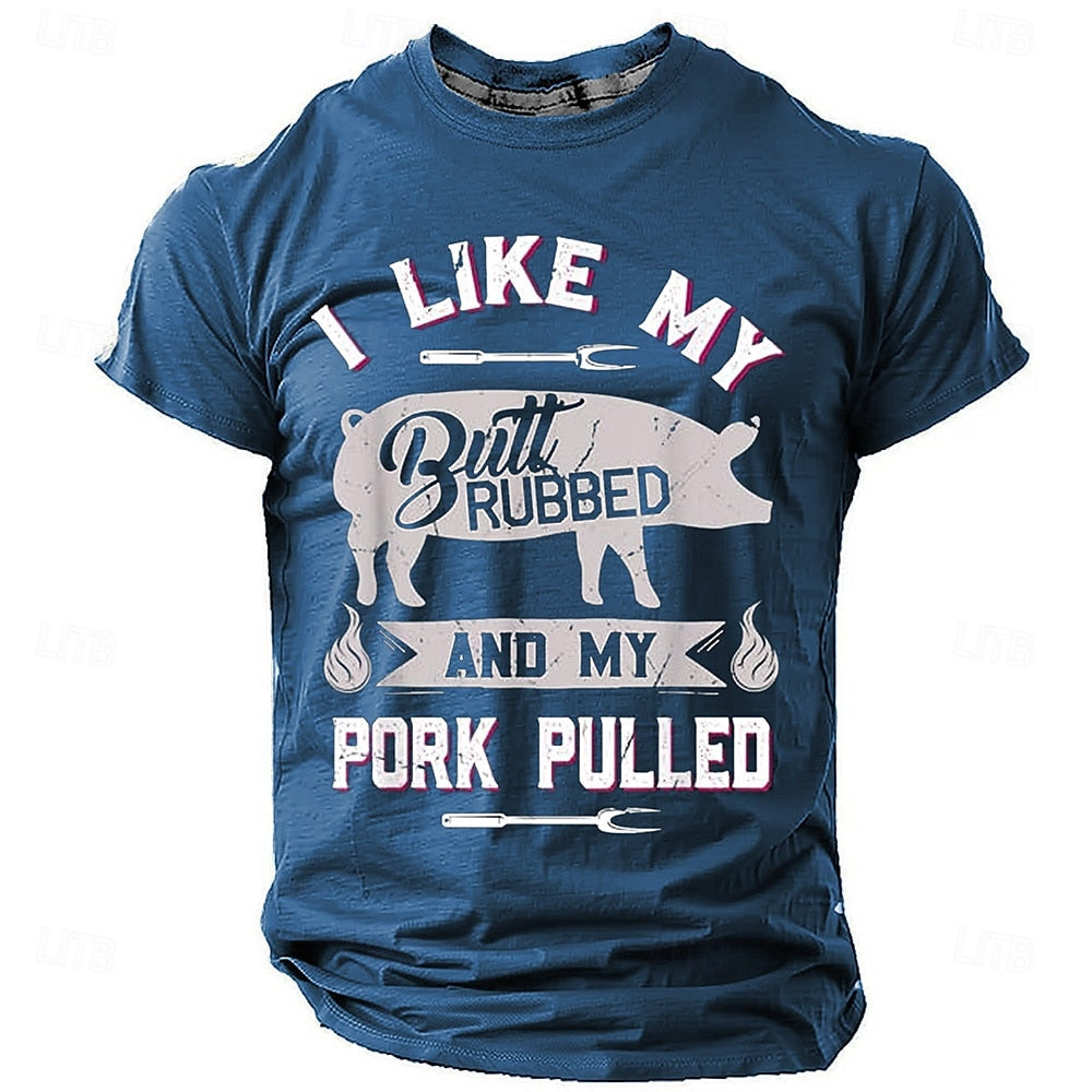 Men's Graphic Funny T shirt Short Sleeve T shirt