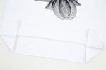 Gradient Ghost Overlay Print T Shirt