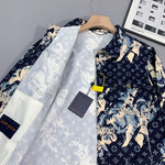 Floral All-Over Denim Jacket