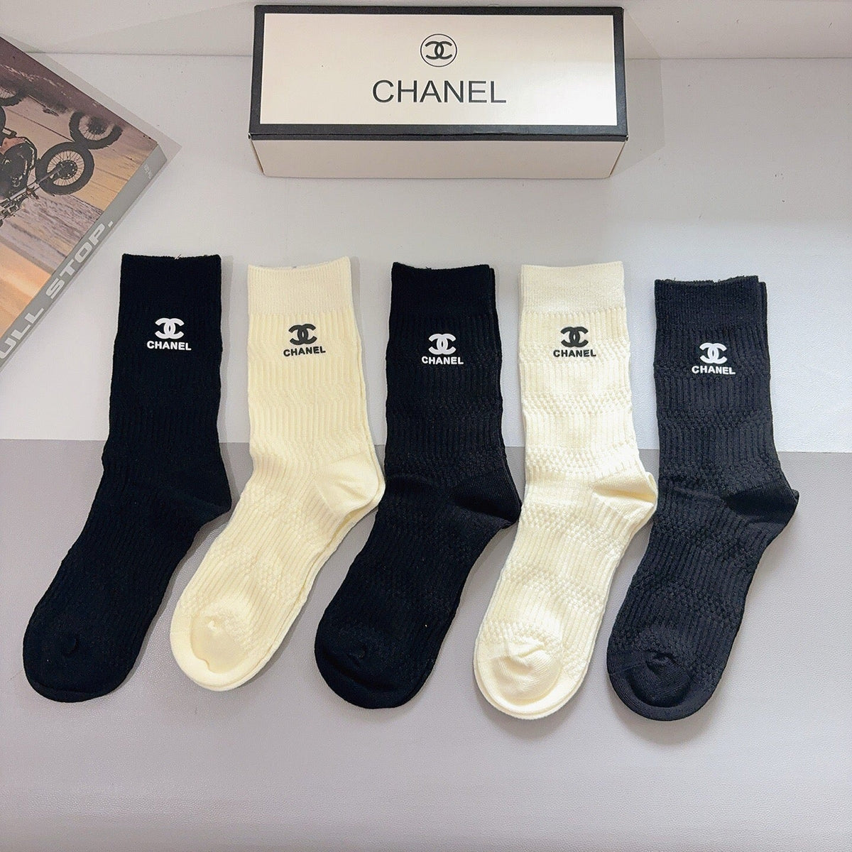 5-Pair Comfort Socks Set (1 BOX)-14