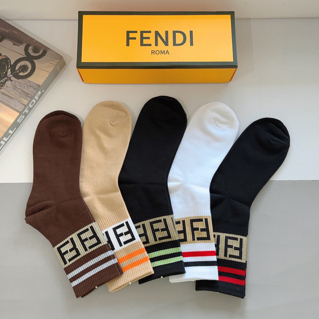 5-Pair Comfort Socks Set (1 BOX)-21