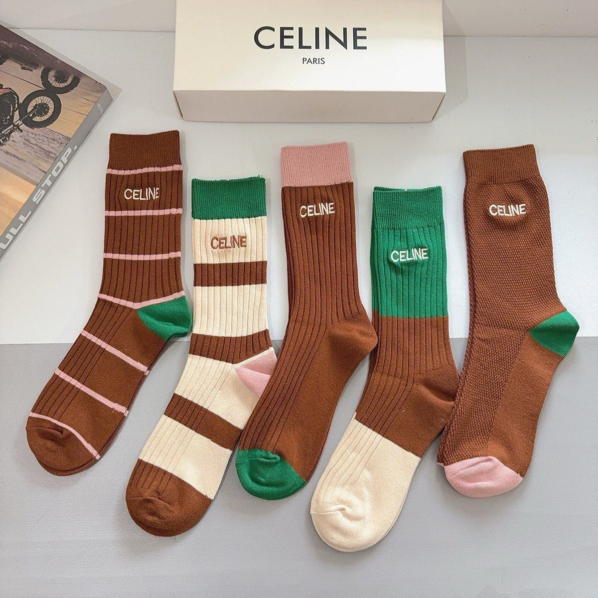 5-Pair Comfort Socks Set (1 BOX)-28