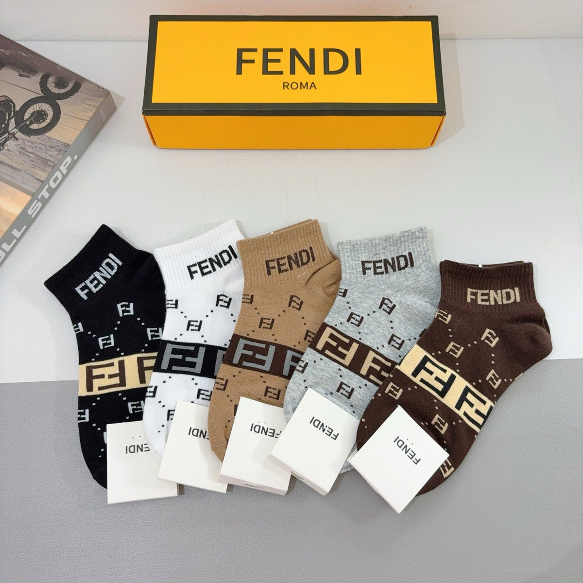 5-Pair Comfort Socks Set (1 BOX)-30