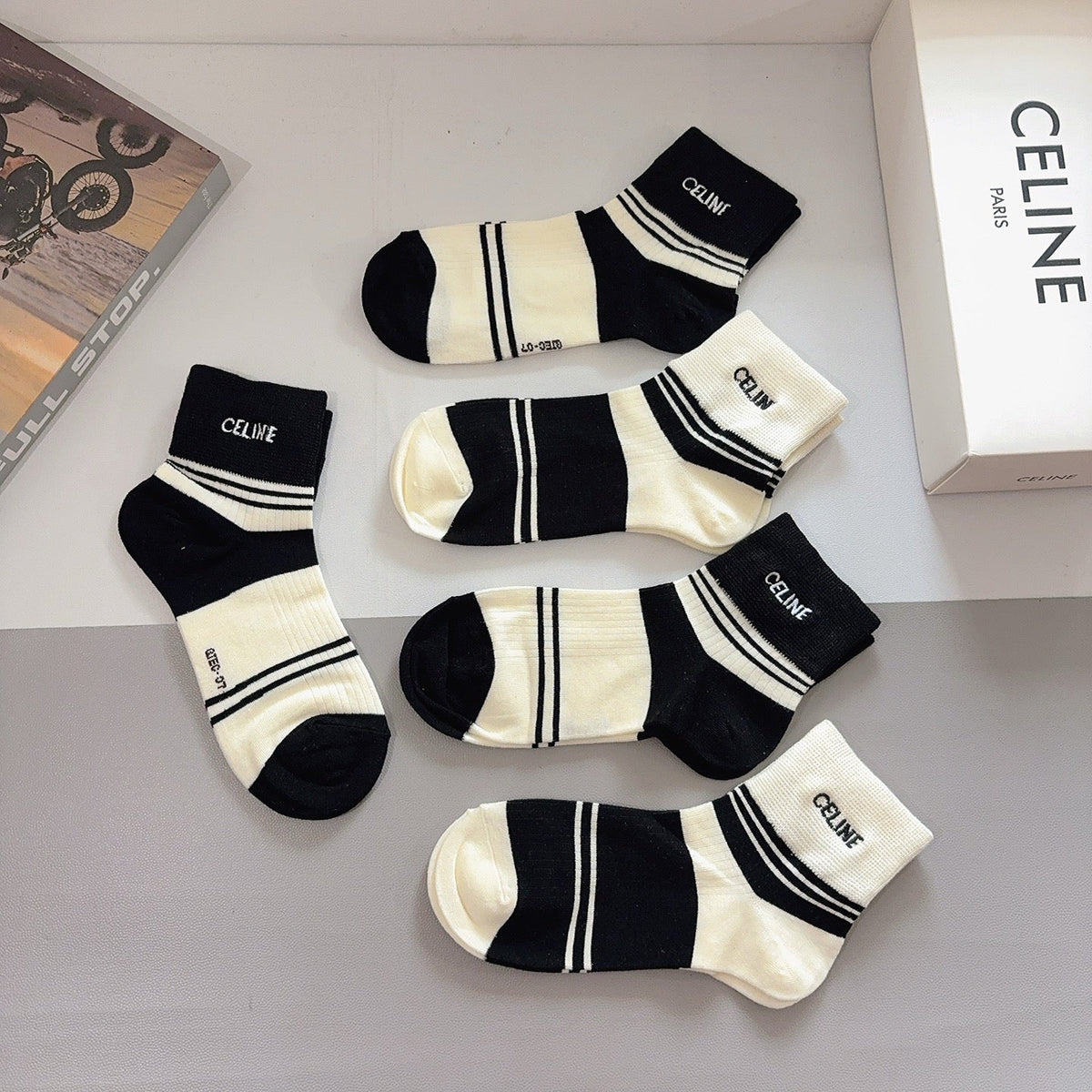 5-Pair Comfort Socks Set (1 BOX)-32