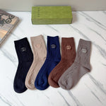 5-Pair Comfort Socks Set (1 BOX)-36
