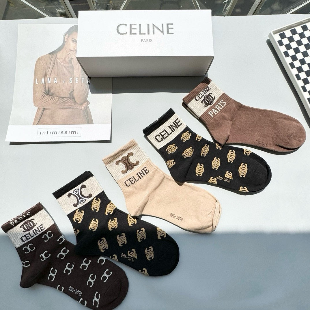 5-Pair Comfort Socks Set (1 BOX)-55