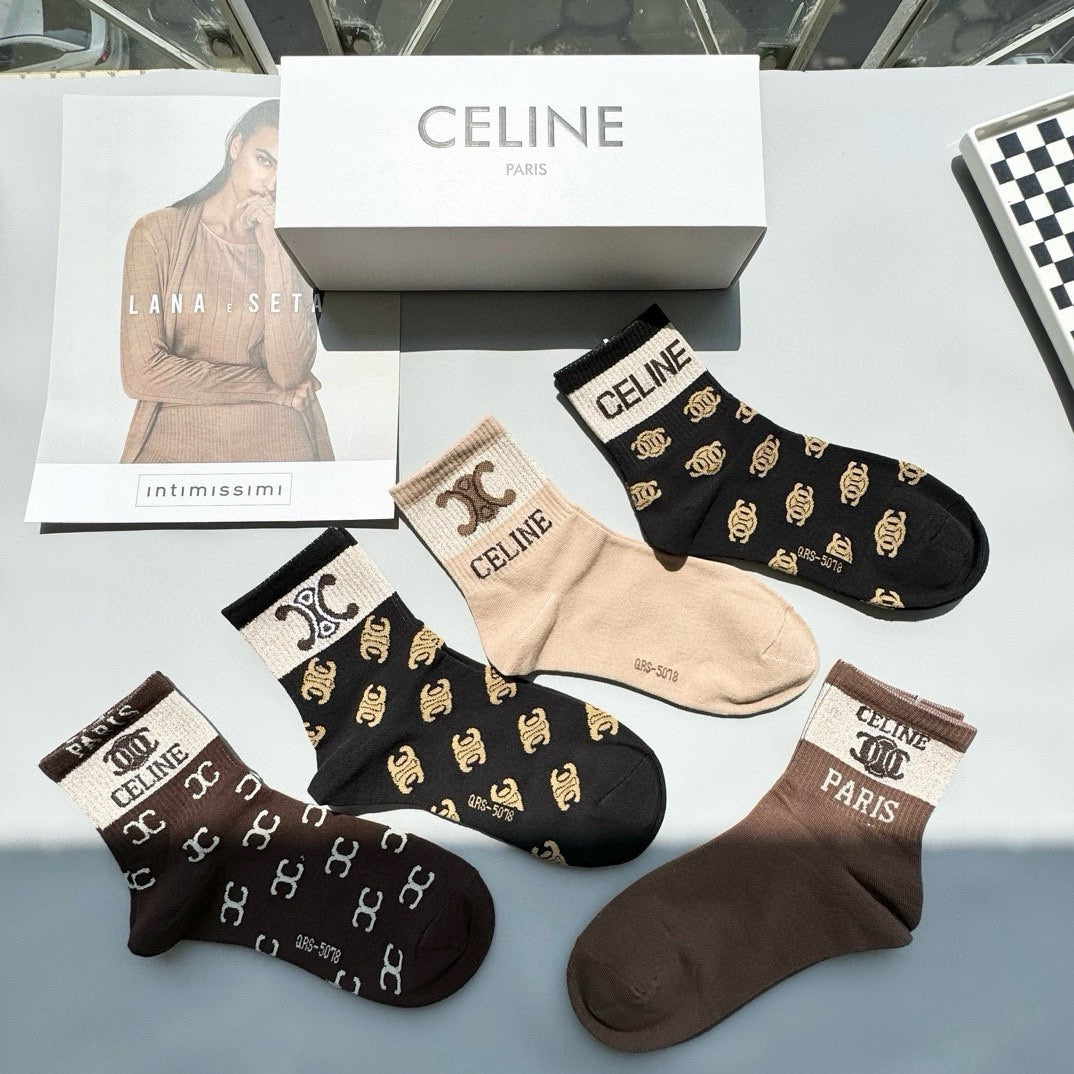 5-Pair Comfort Socks Set (1 BOX)-55
