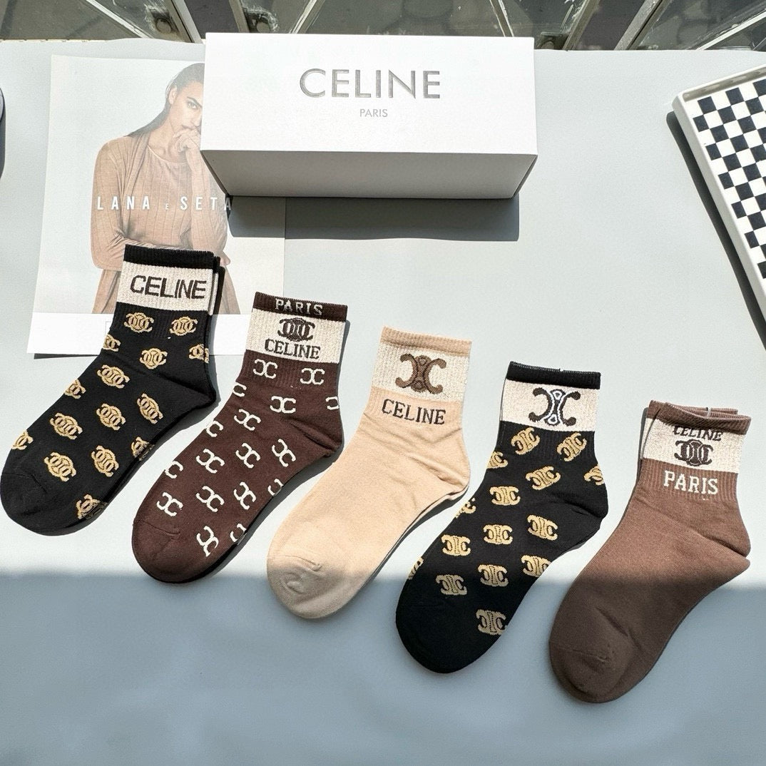 5-Pair Comfort Socks Set (1 BOX)-55