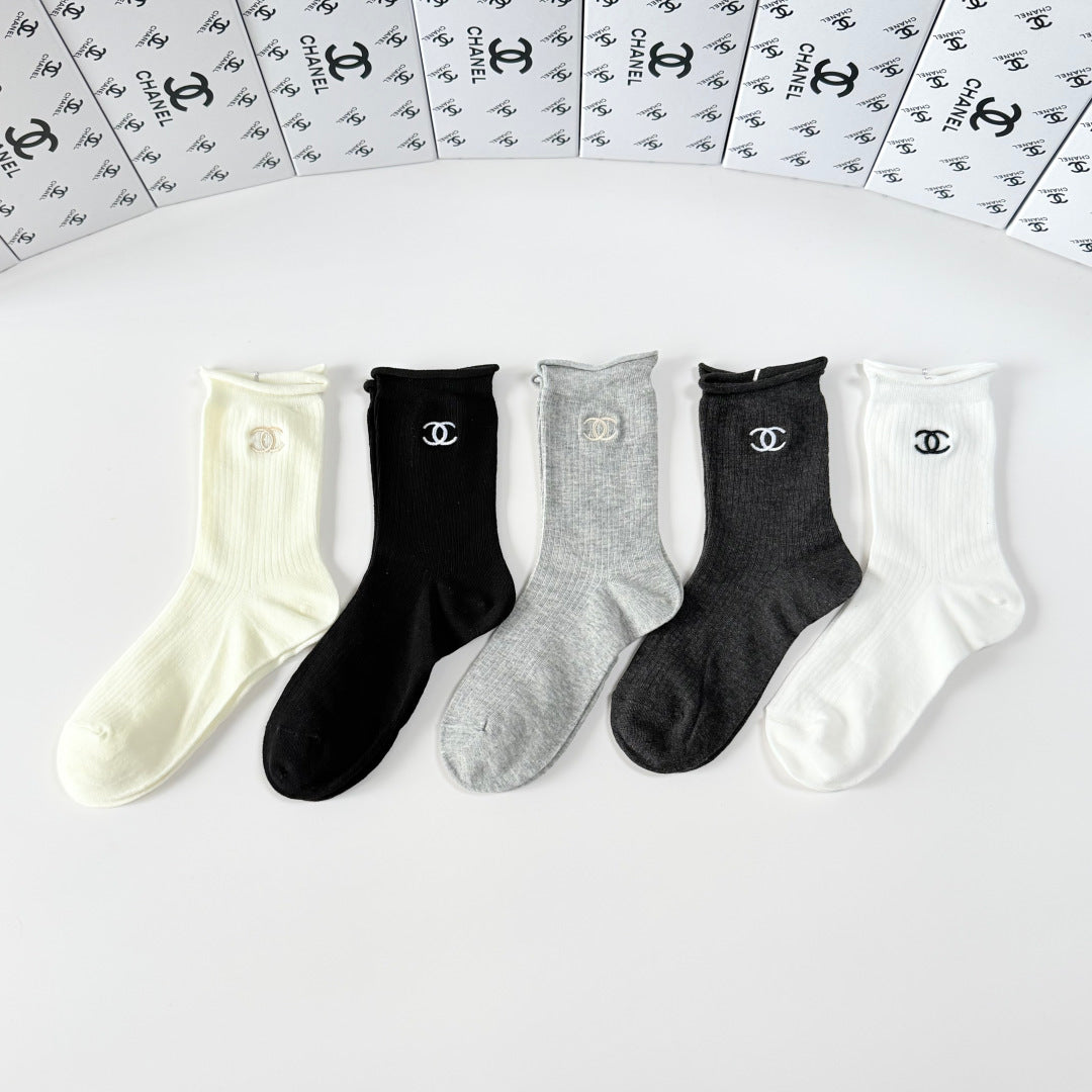 5-Pair Comfort Socks Set (1 BOX)-74