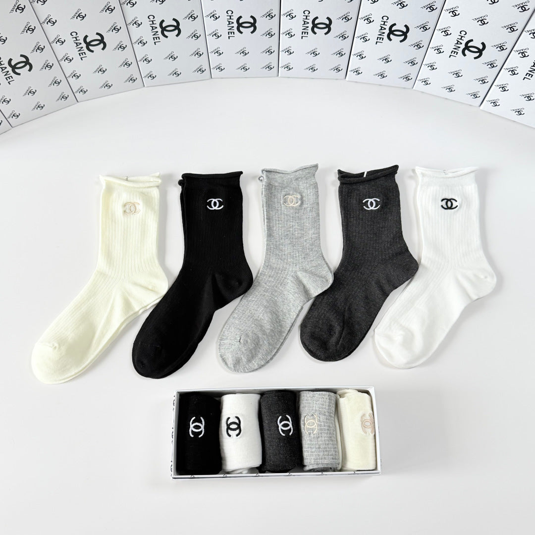 5-Pair Comfort Socks Set (1 BOX)-74
