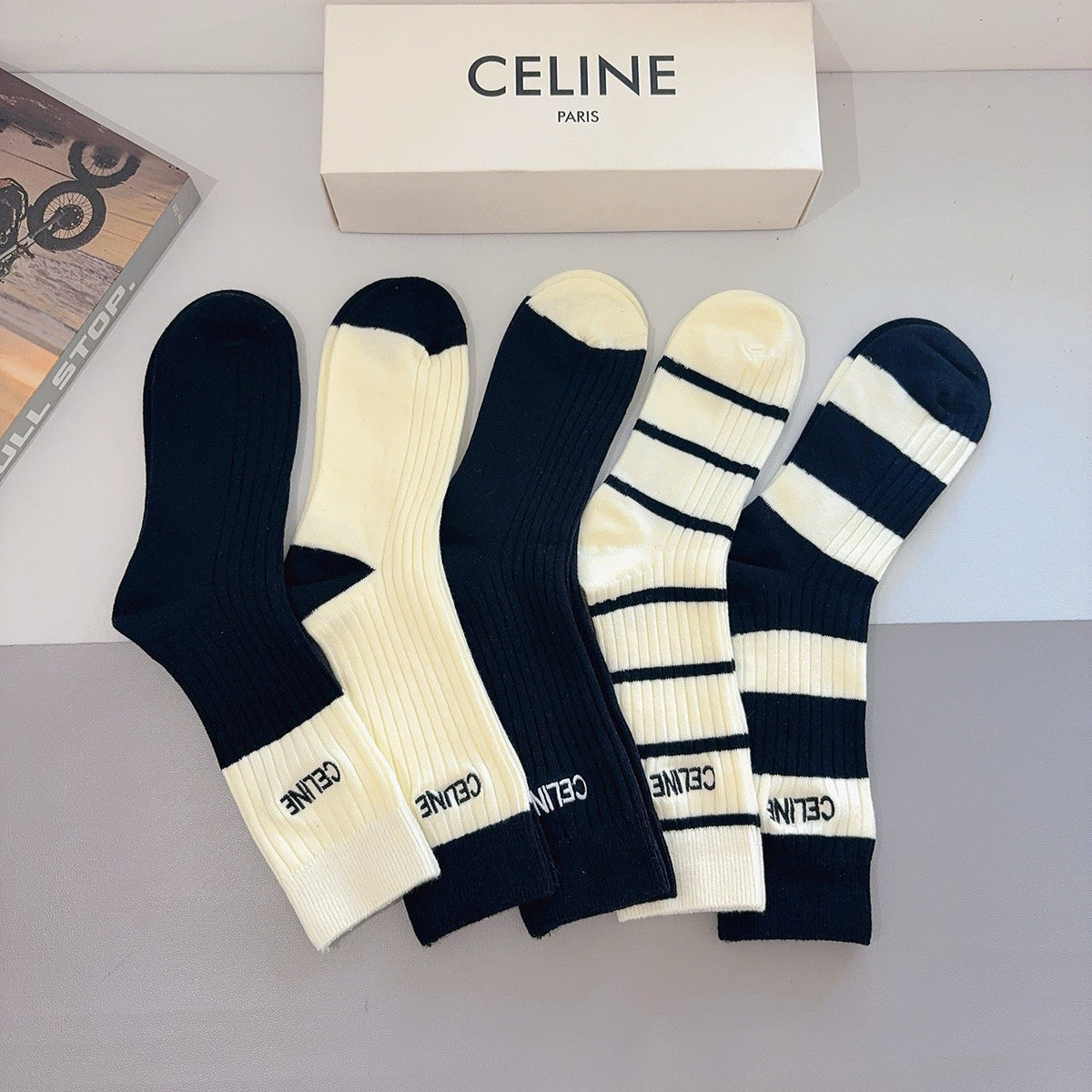 5-Pair Comfort Socks Set (1 BOX)-81