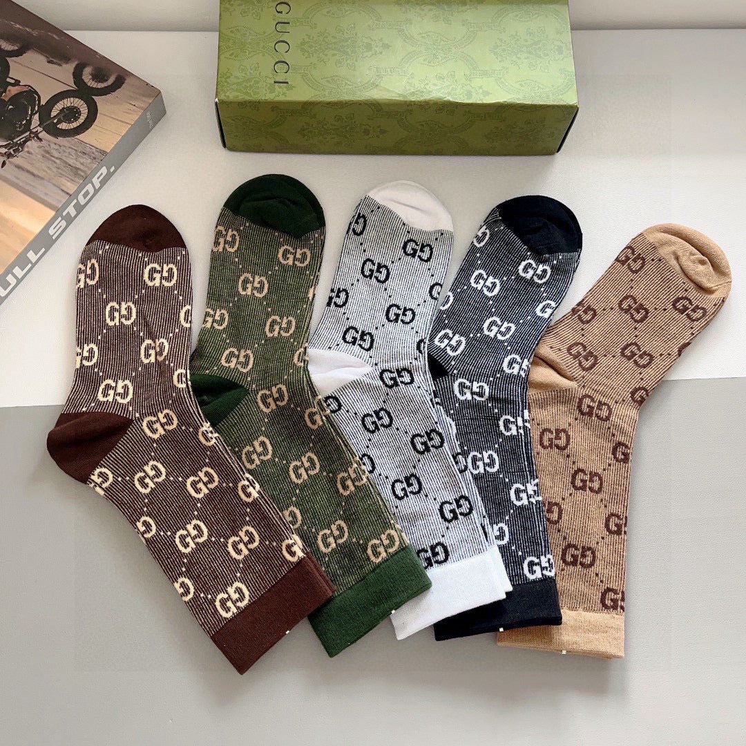 5-Pair Comfort Socks Set (1 BOX)-83