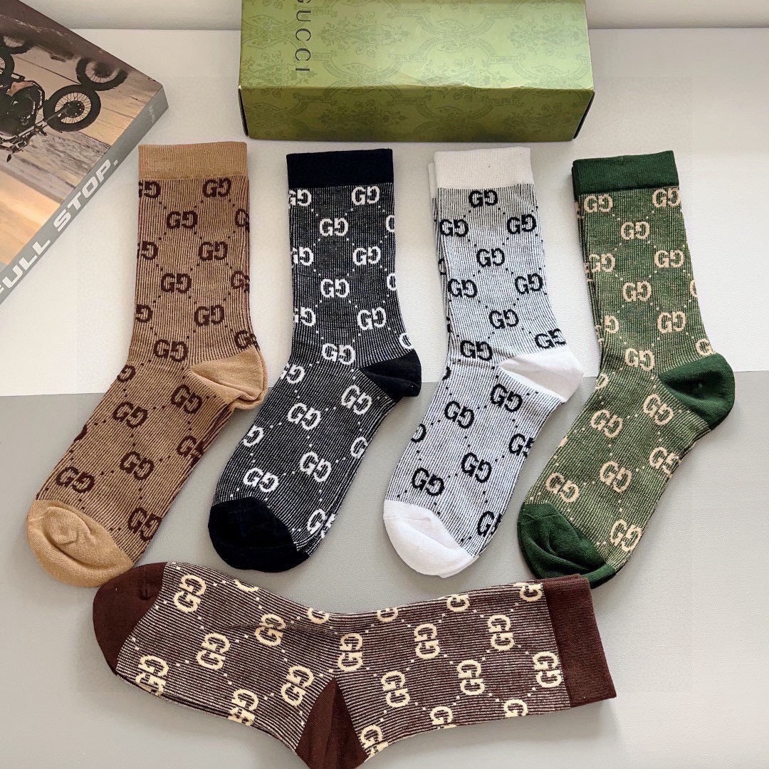 5-Pair Comfort Socks Set (1 BOX)-83
