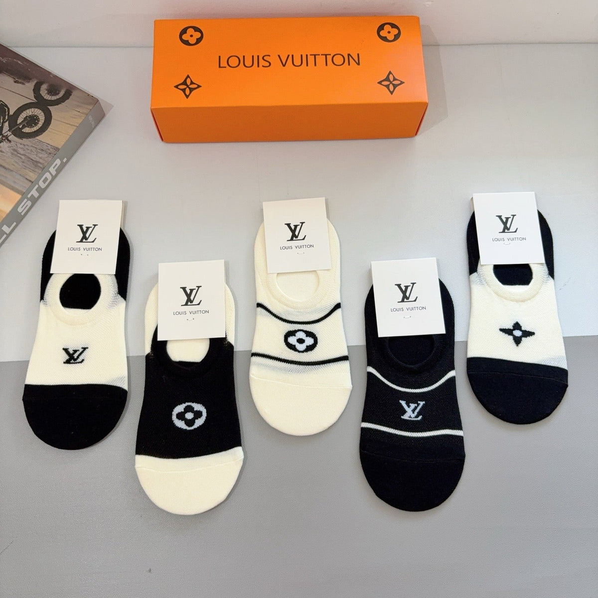 5-Pair Comfort Socks Set (1 BOX)-84