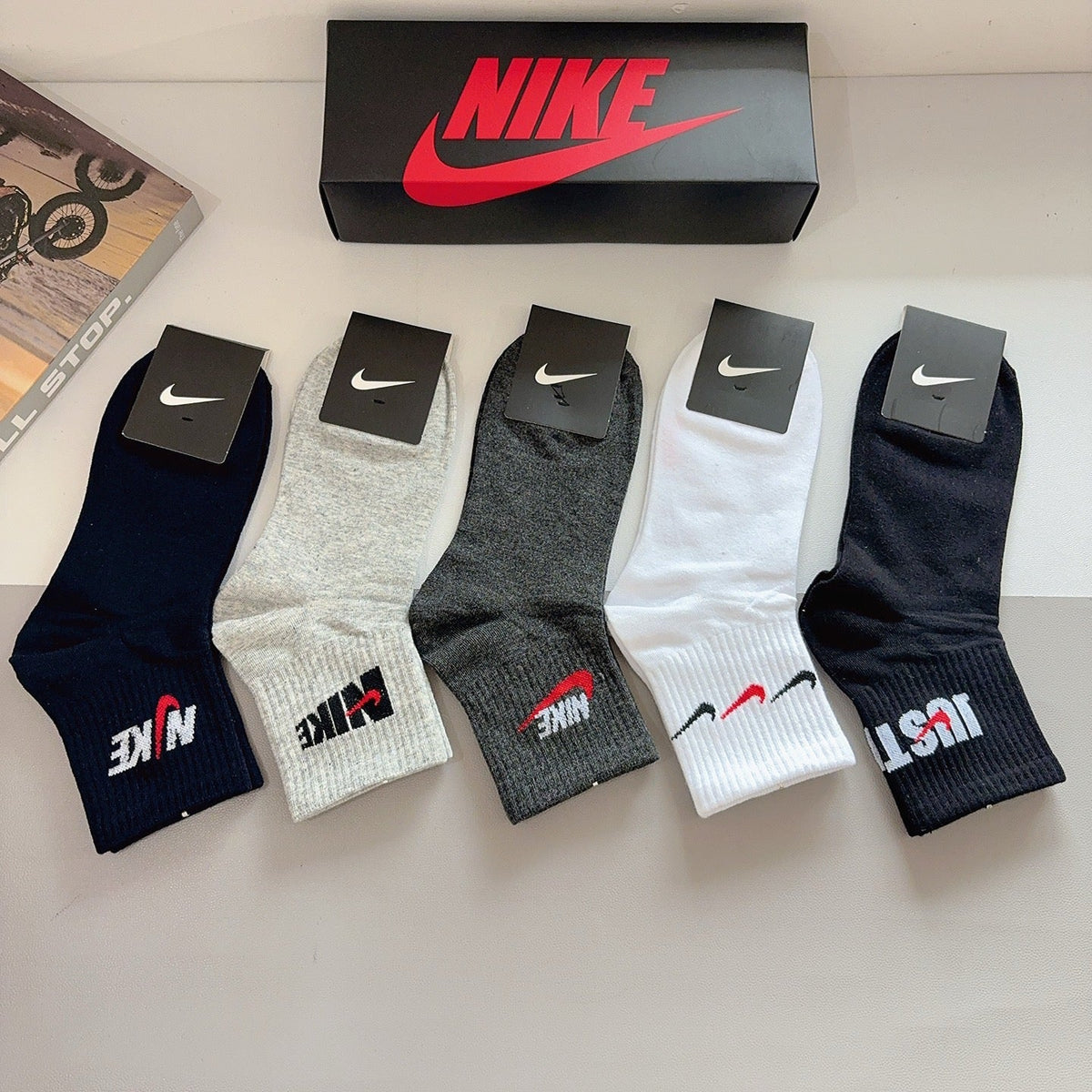 5-Pair Comfort Socks Set (1 BOX)-88