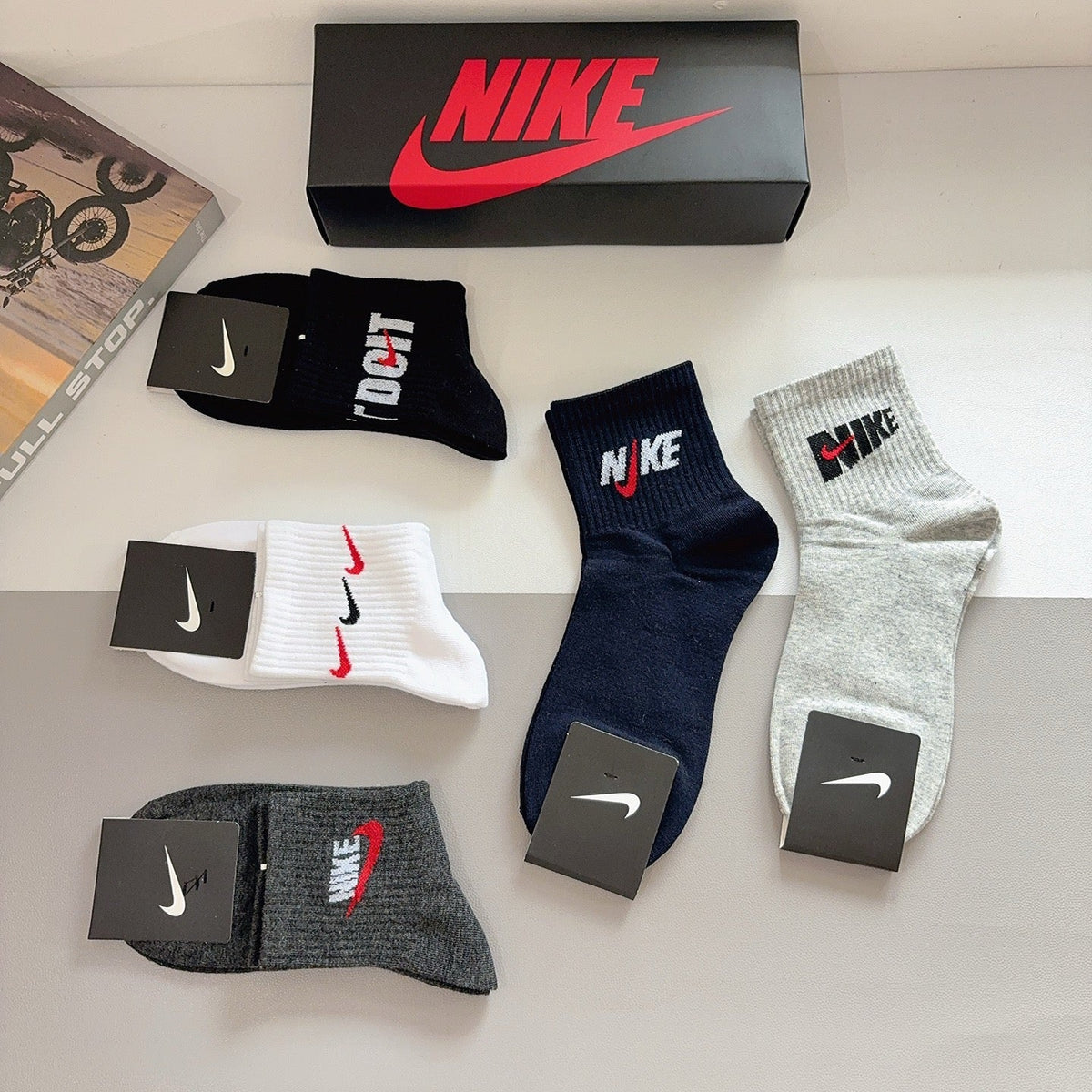 5-Pair Comfort Socks Set (1 BOX)-88