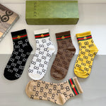 5-Pair Comfort Socks Set (1 BOX)-89