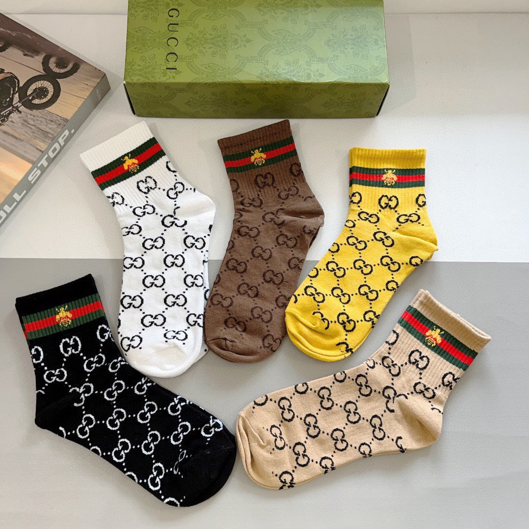 5-Pair Comfort Socks Set (1 BOX)-89