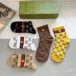 5-Pair Comfort Socks Set (1 BOX)-89