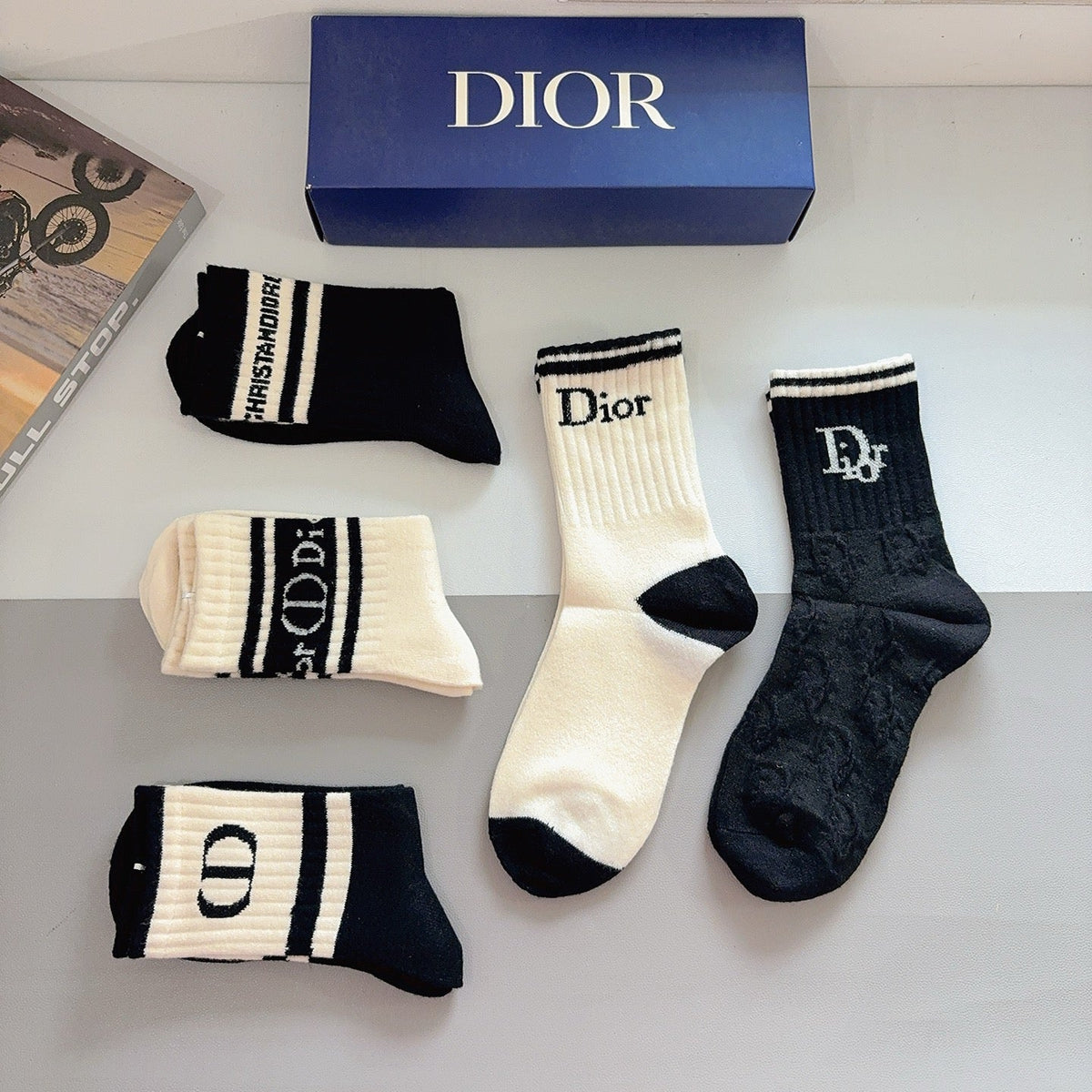 5-Pair Comfort Socks Set (1 BOX)-92