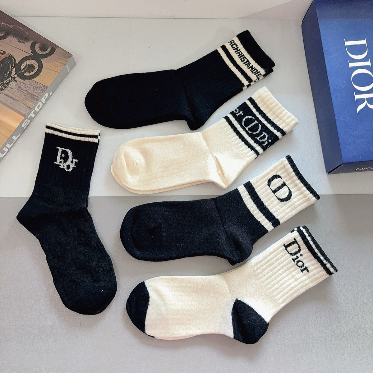 5-Pair Comfort Socks Set (1 BOX)-92