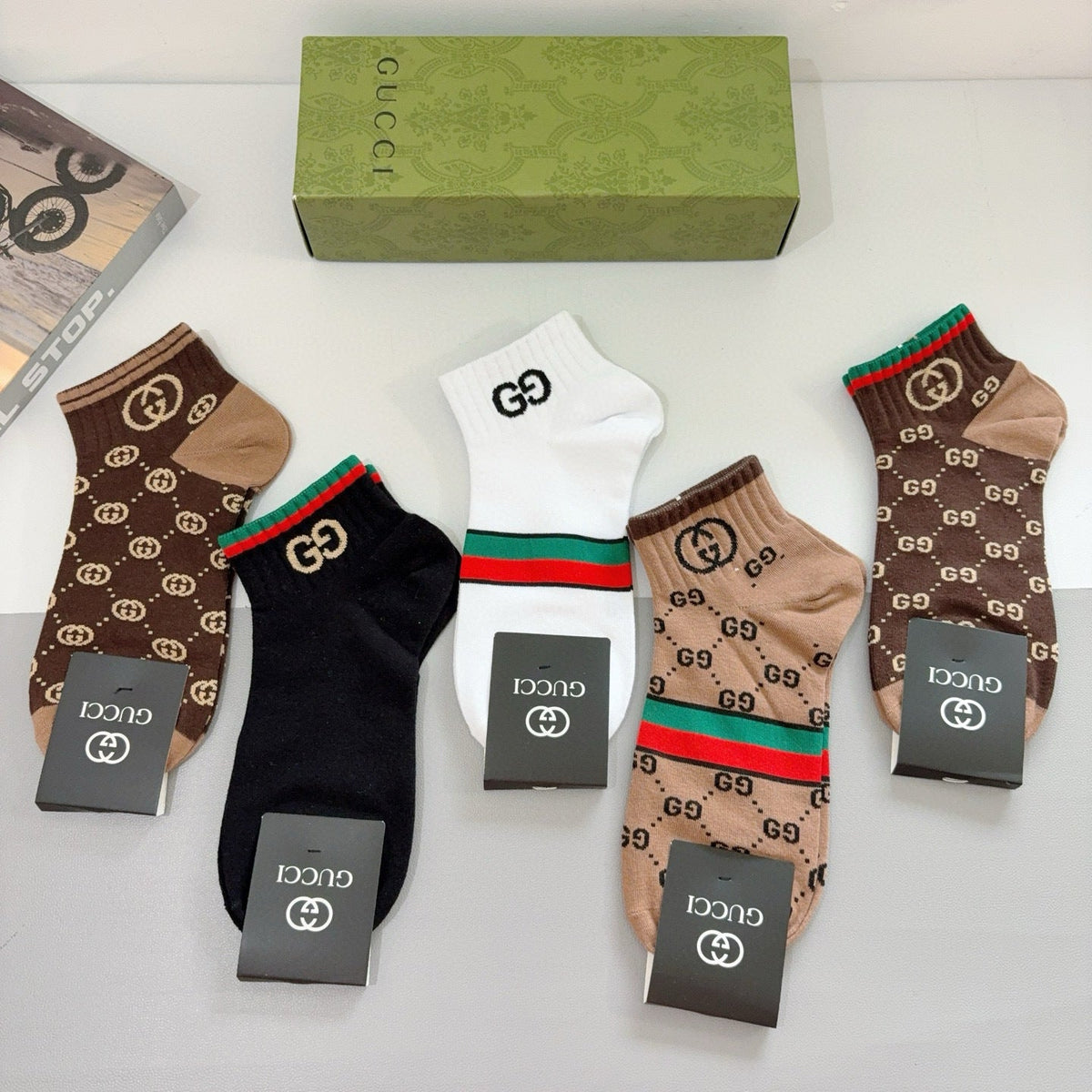 5-Pair Comfort Socks Set (1 BOX)-97