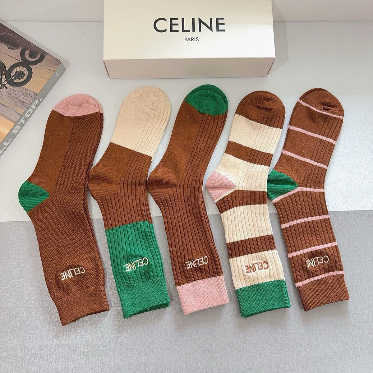 5-Pair Comfort Socks Set (1 BOX)-100