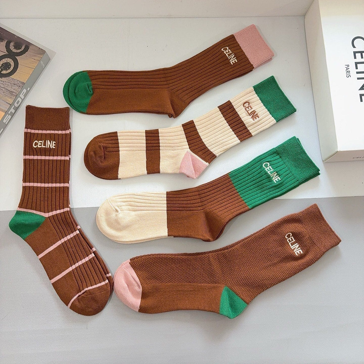 5-Pair Comfort Socks Set (1 BOX)-100
