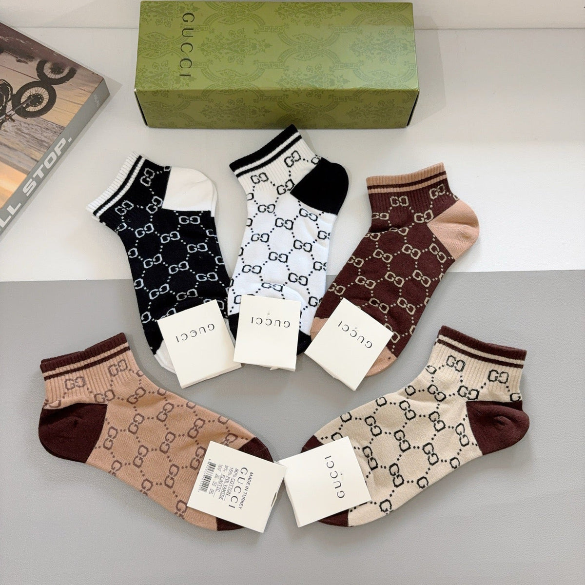 5-Pair Comfort Socks Set (1 BOX)-103
