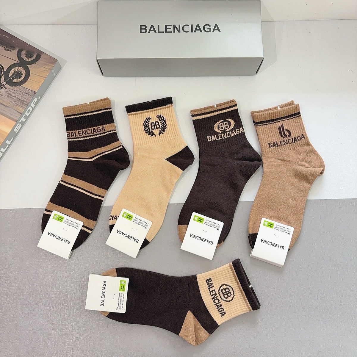 5-Pair Comfort Socks Set (1 BOX)-110