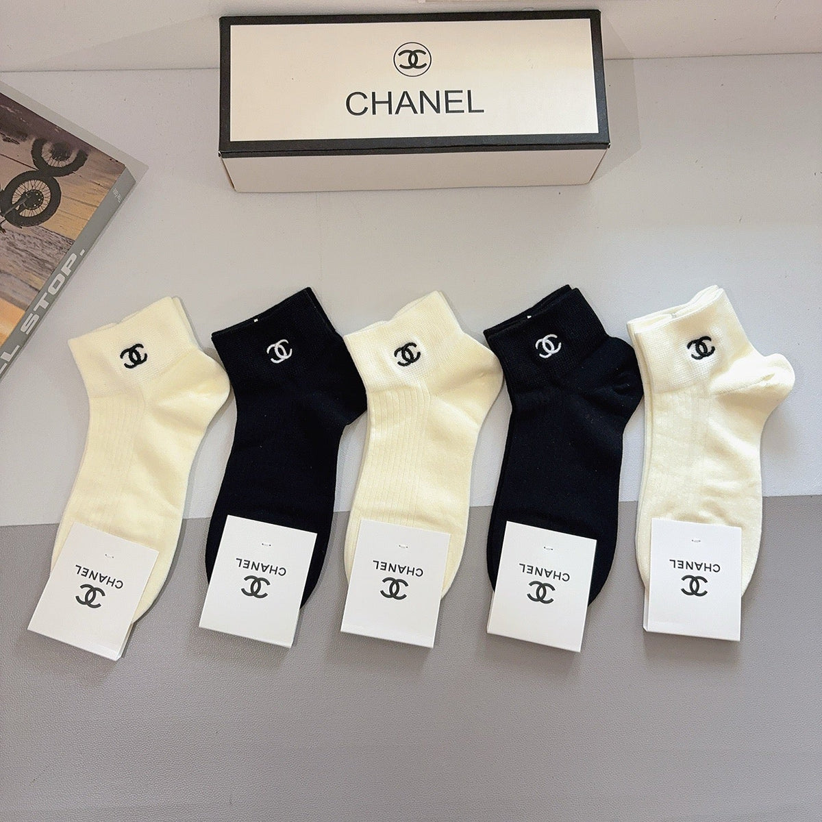 5-Pair Comfort Socks Set (1 BOX)-114