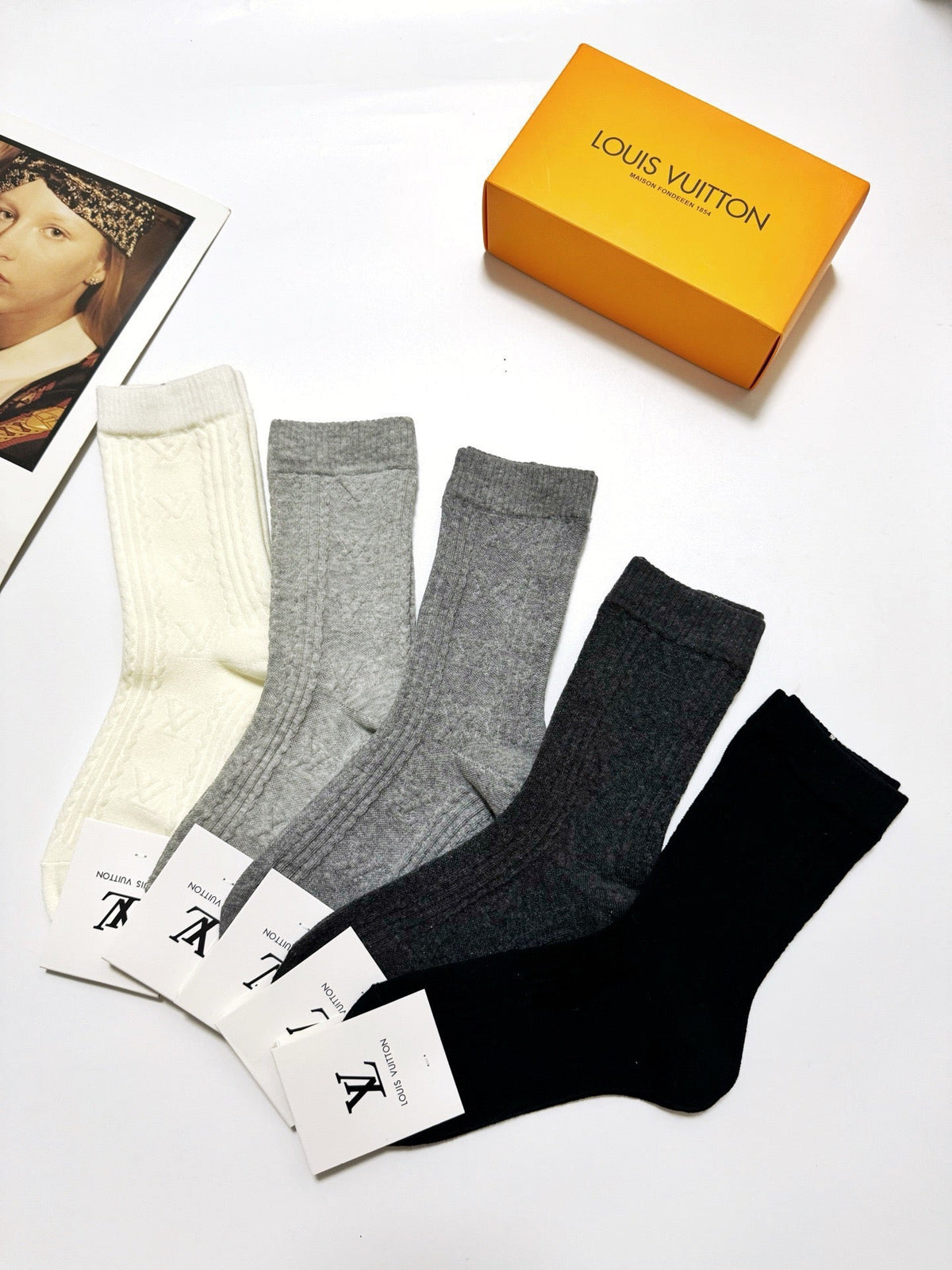 5-Pair Comfort Socks Set (1 BOX)-120