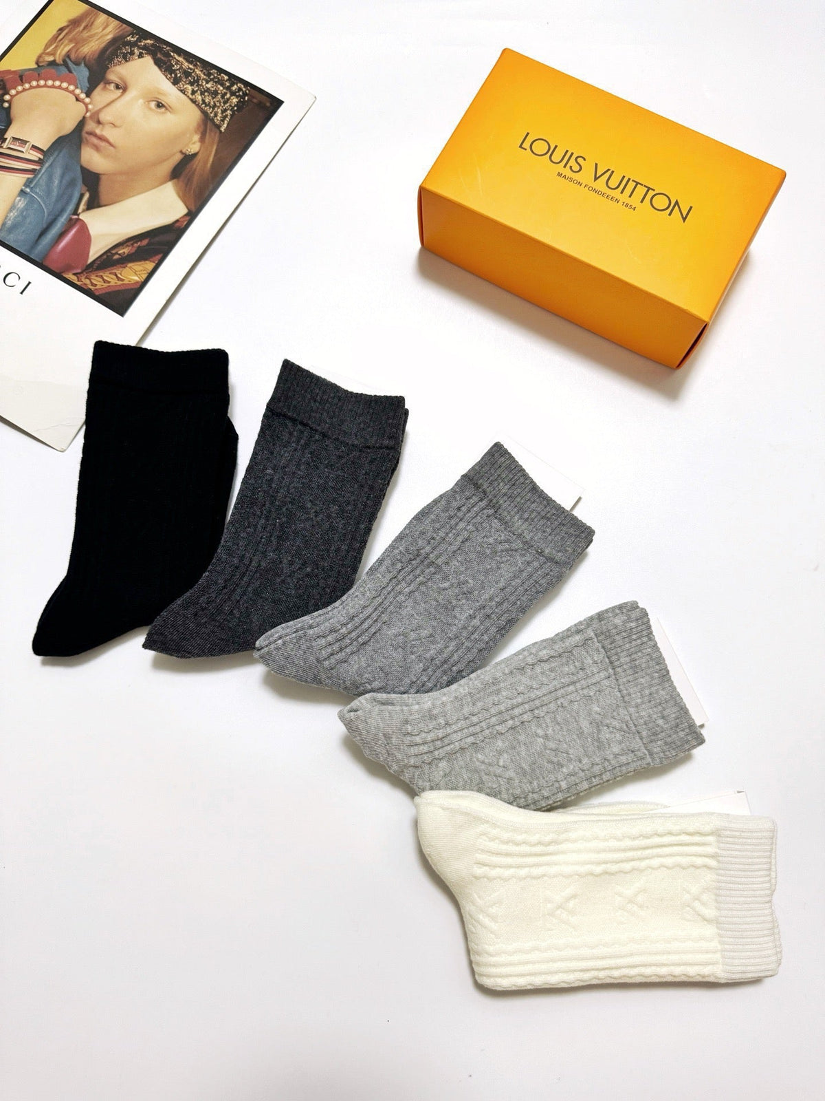 5-Pair Comfort Socks Set (1 BOX)-120
