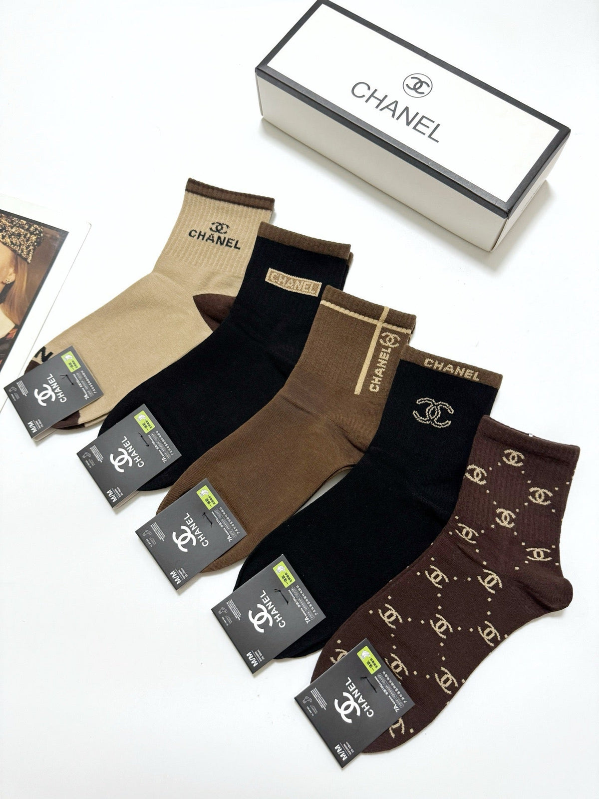 5-Pair Comfort Socks Set (1 BOX)-123