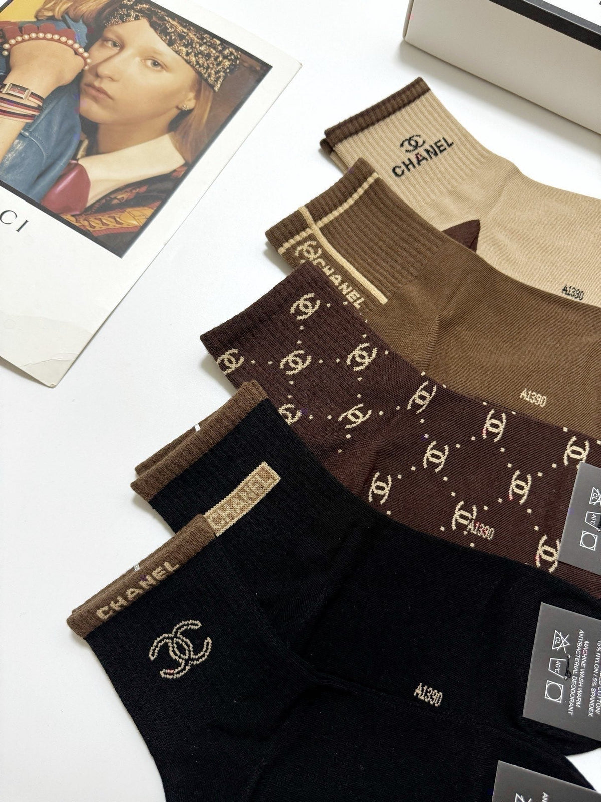 5-Pair Comfort Socks Set (1 BOX)-123