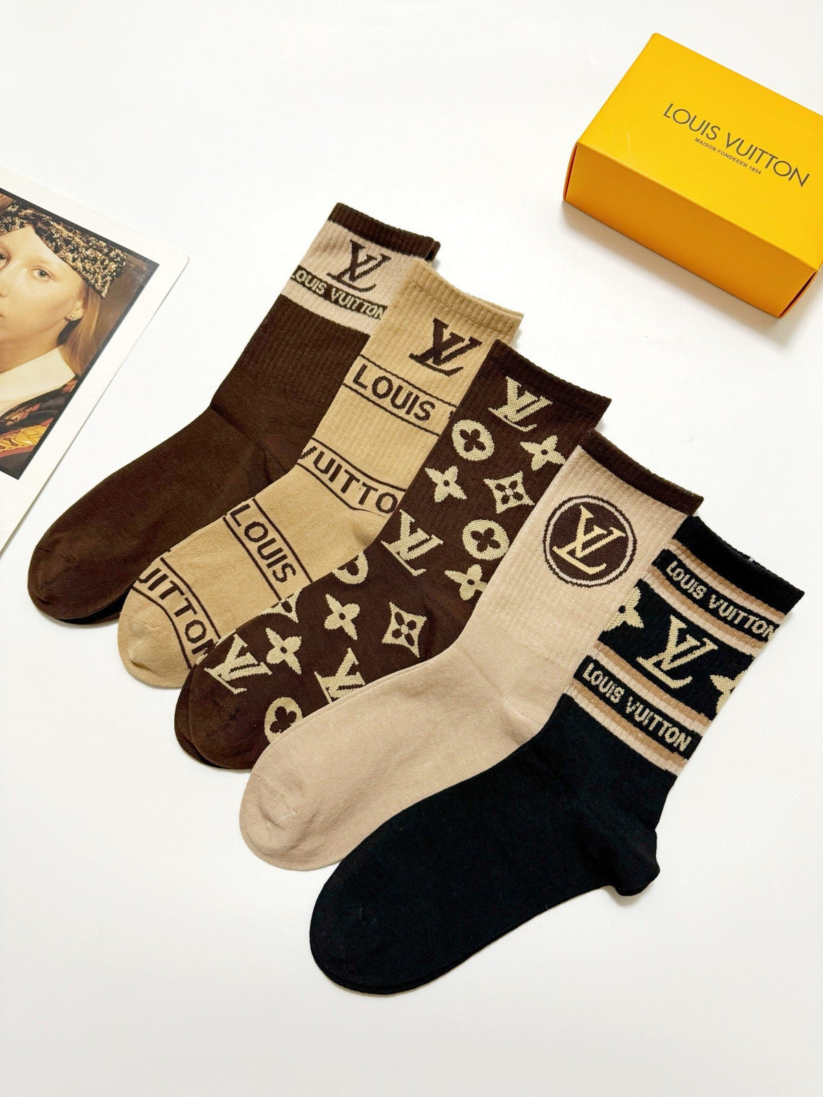 5-Pair Comfort Socks Set (1 BOX)-126