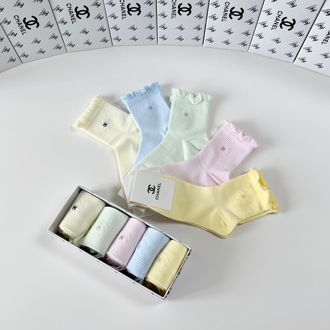 5-Pair Comfort Socks Set (1 BOX)-136