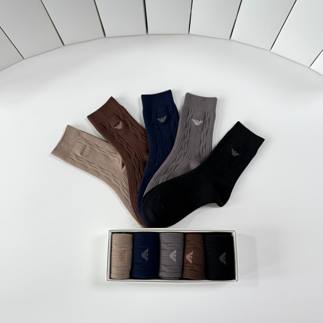 5-Pair Comfort Socks Set (1 BOX)-148