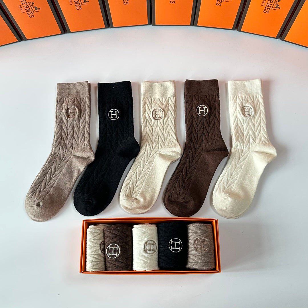 5-Pair Comfort Socks Set (1 BOX)-155