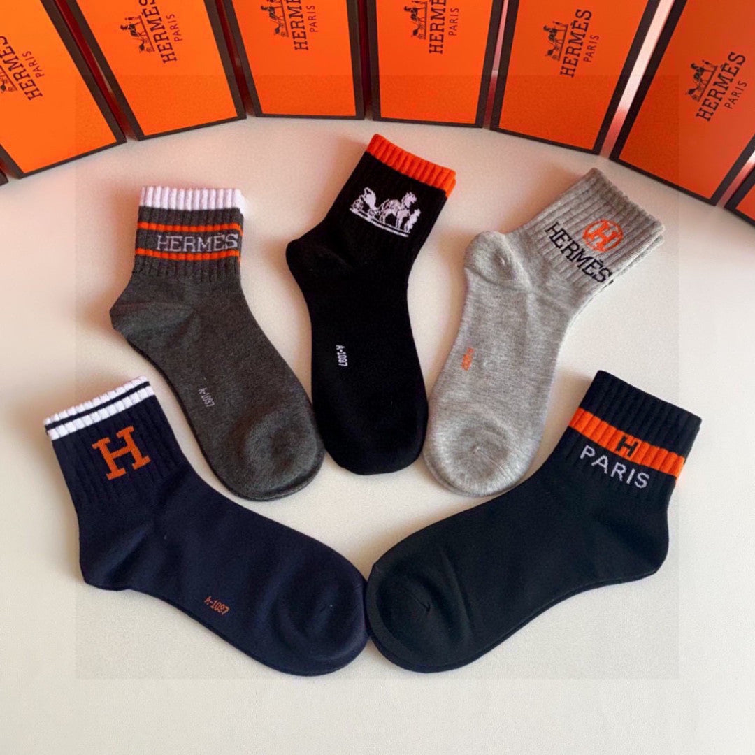 5-Pair Comfort Socks Set (1 BOX)-188
