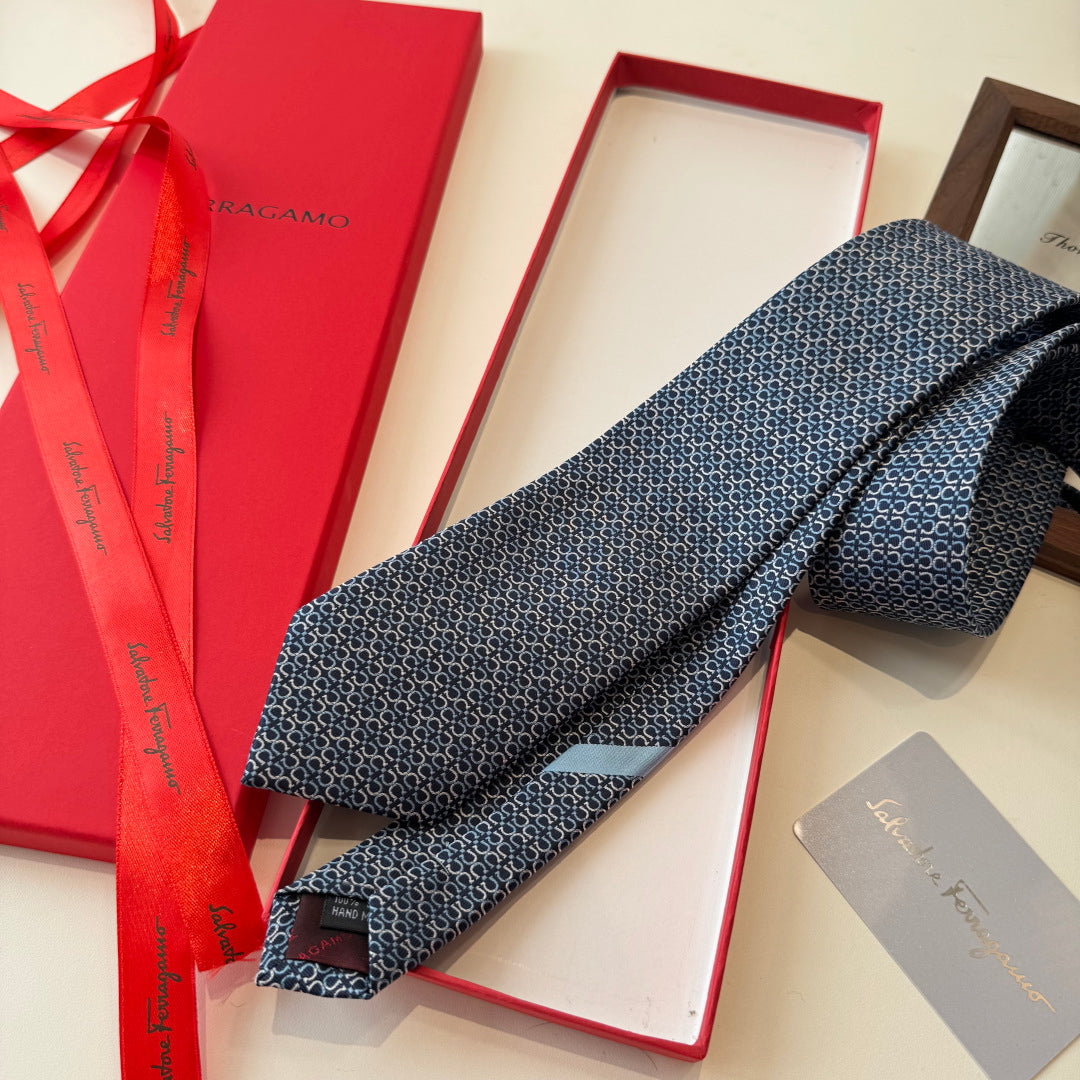 Handcrafted Jacquard Tie-41