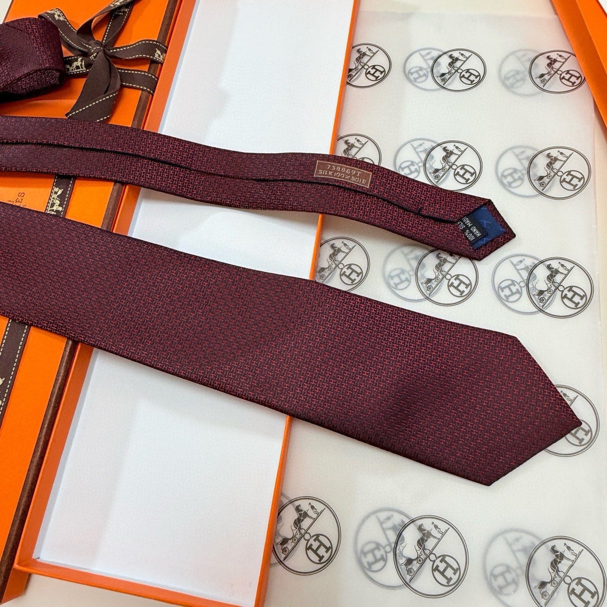 Handcrafted Jacquard Tie-77