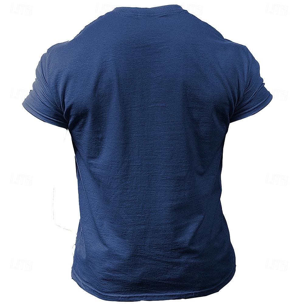 Men's Hand T shirt Short Sleeve T shirt