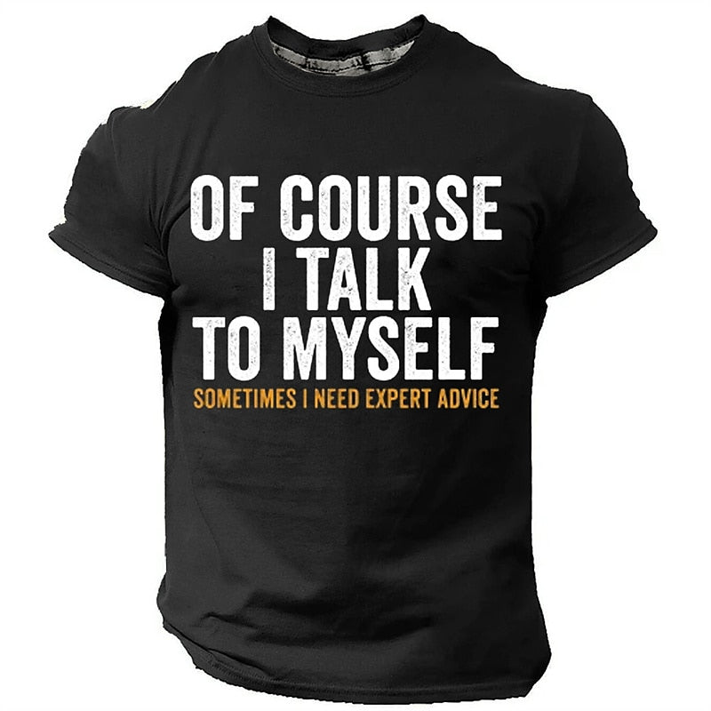 Men's Graphic Letter T shirt Short Sleeve T shirt