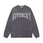 Letter Embroidered Sweater