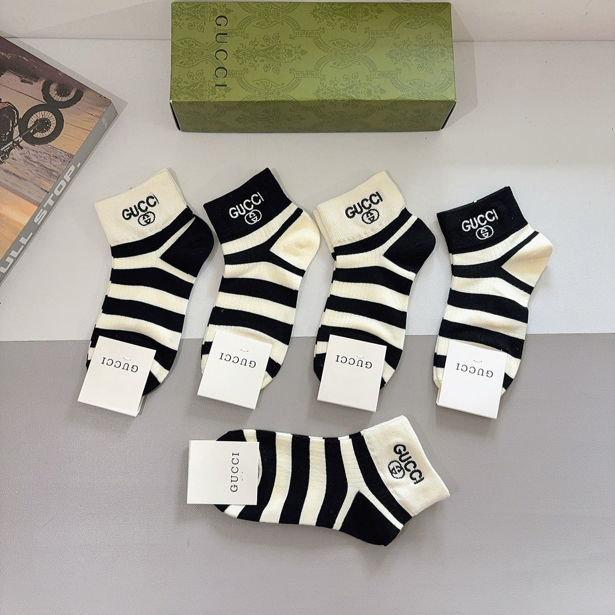 5-Pair Comfort Socks Set (1 BOX)-29