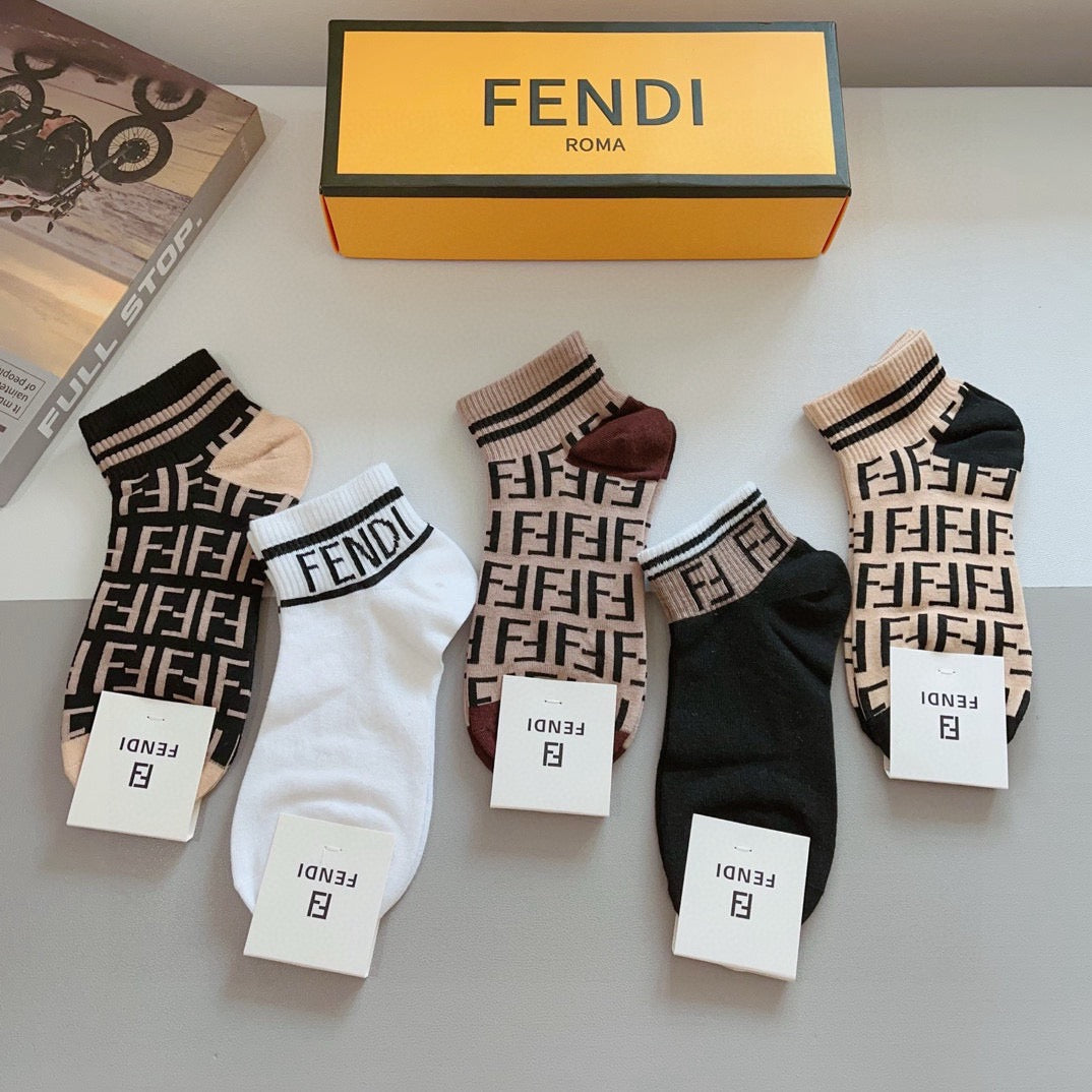 5-Pair Comfort Socks Set (1 BOX)-37