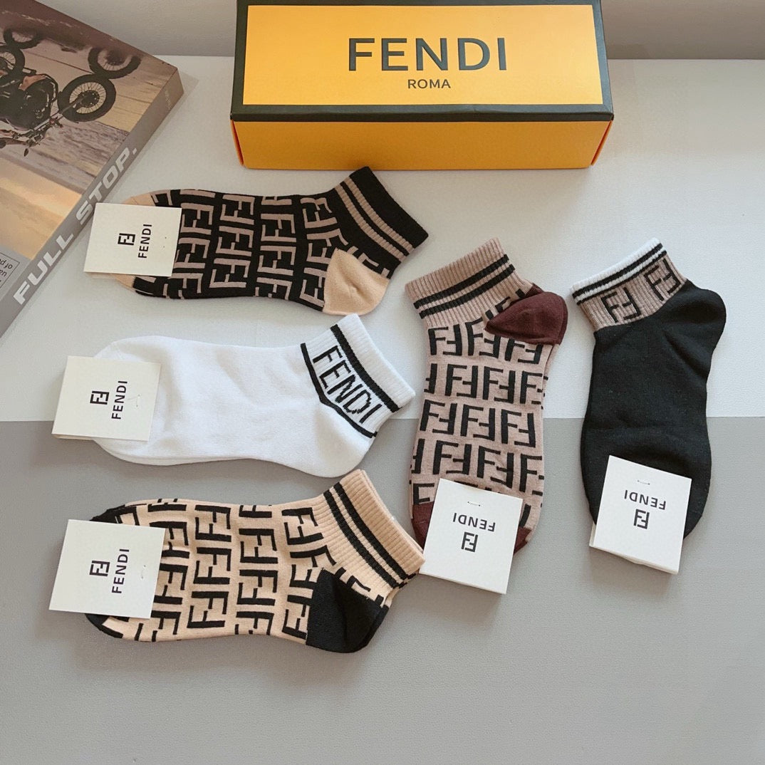 5-Pair Comfort Socks Set (1 BOX)-37