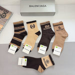 5-Pair Comfort Socks Set (1 BOX)-38